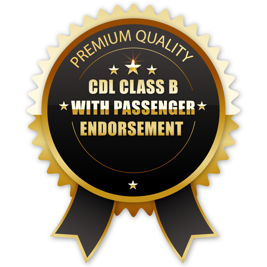 CDL CLASS B WITH PASSENGER ENDORSEMENT